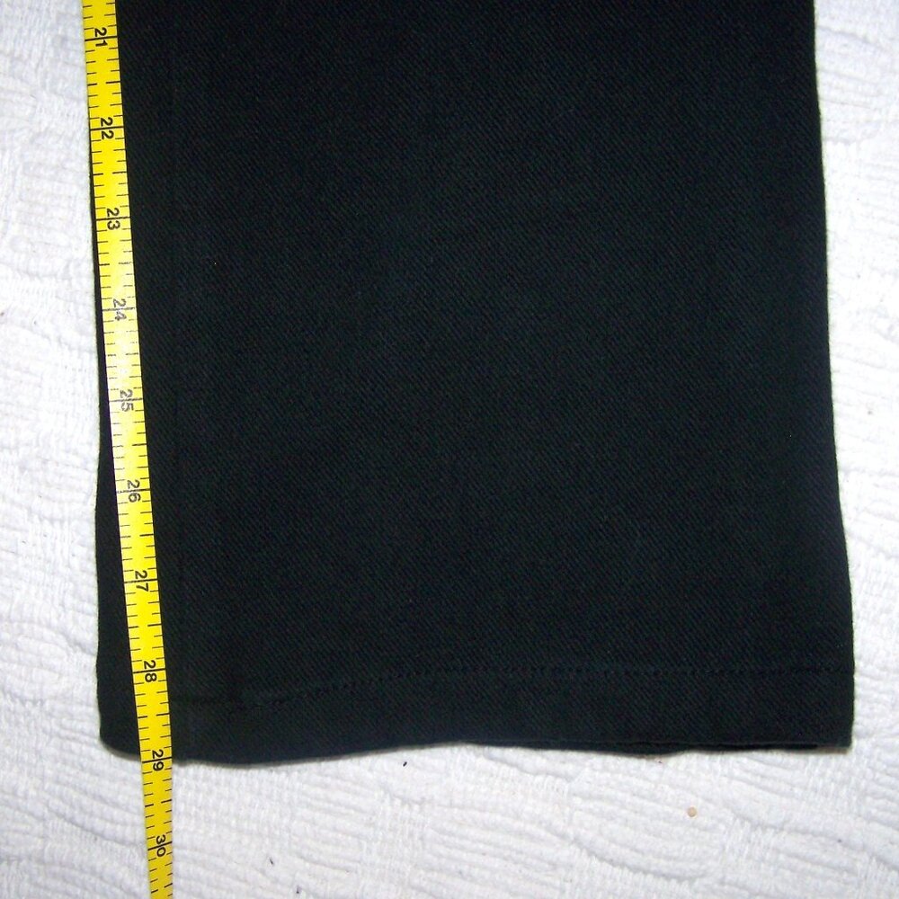 Belle by Kim Gravel Black Denim Jeans Size 10 – 29” hem - Picture 7 of 9